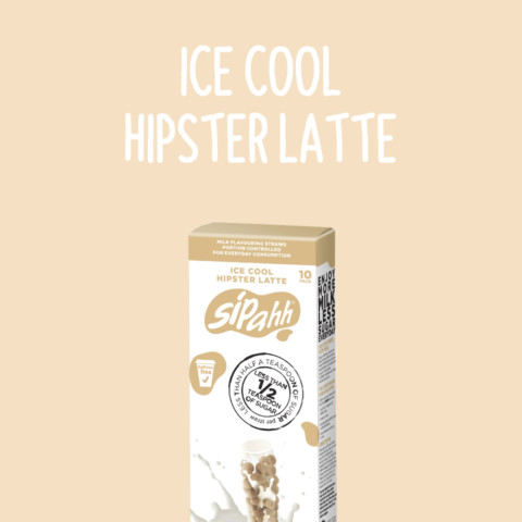 Cool Hipster Ice Latte